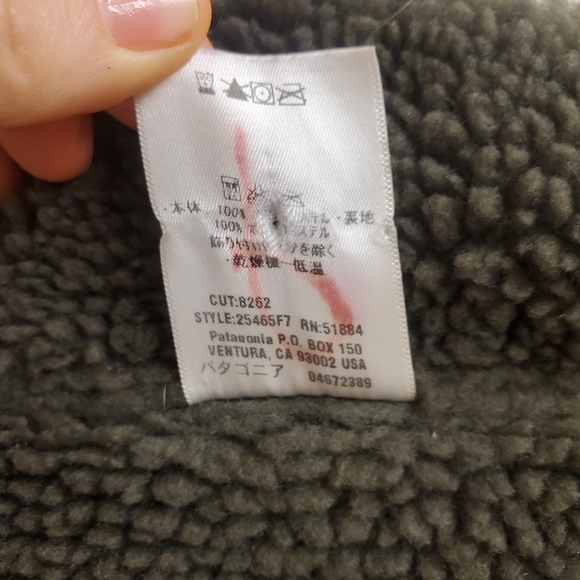 🤩Rare Vintage patagonia sherpa lined reversible jacket size mens xs/women's S - Picture 11 of 11
